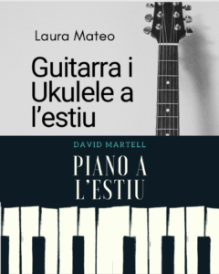 Classes de piano, guitarra i ukelele d'estiu